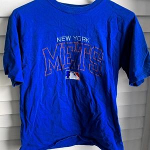 Vintage 1990s New York Mets Russell L embroidered lettering